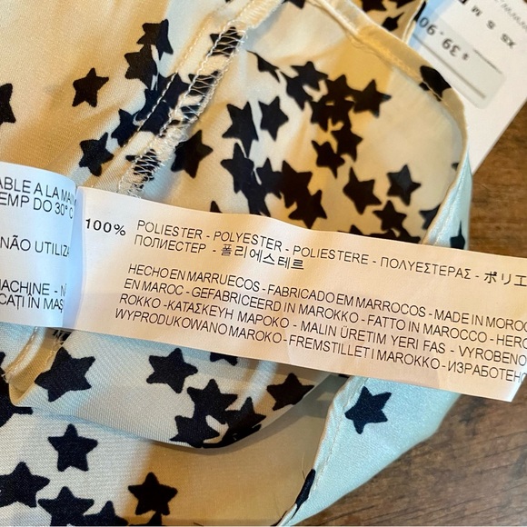 ✨ZARA Star Ruffle Sleeve Blouse✨ NWT - Picture 10 of 11